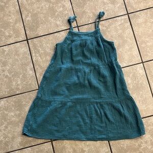 Cat & Jack Teal Textured Kids Dress